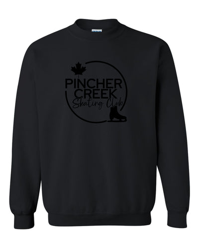 UNISEX FLEECE CREWNECK SWEATSHIRT - ATCF2400 - PINCHER CREEK SKATE CLUB - HP (TONE-NO-TONE)