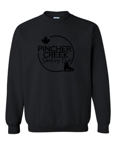 UNISEX FLEECE CREWNECK SWEATSHIRT - ATCF2400 - PINCHER CREEK SKATE CLUB - HP (TONE-NO-TONE)