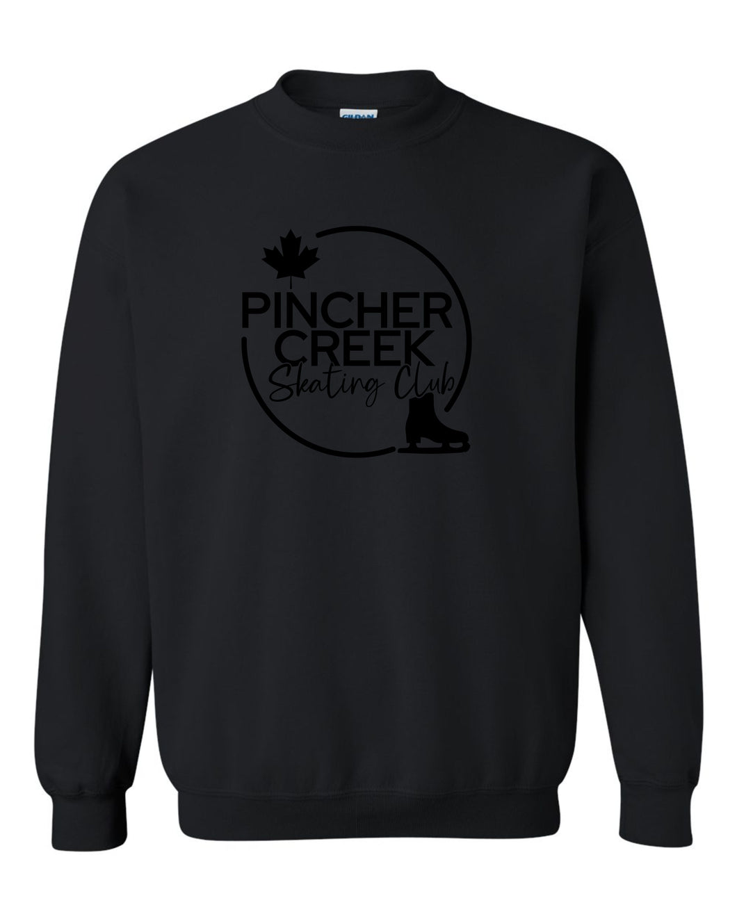 UNISEX FLEECE CREWNECK SWEATSHIRT - ATCF2400 - PINCHER CREEK SKATE CLUB - HP (TONE-NO-TONE)