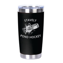 Load image into Gallery viewer, 20 OZ TUMBLER - STAVELY POND HOCKEY - LASER ENGRAVED