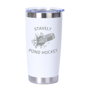 20 OZ TUMBLER - STAVELY POND HOCKEY - LASER ENGRAVED