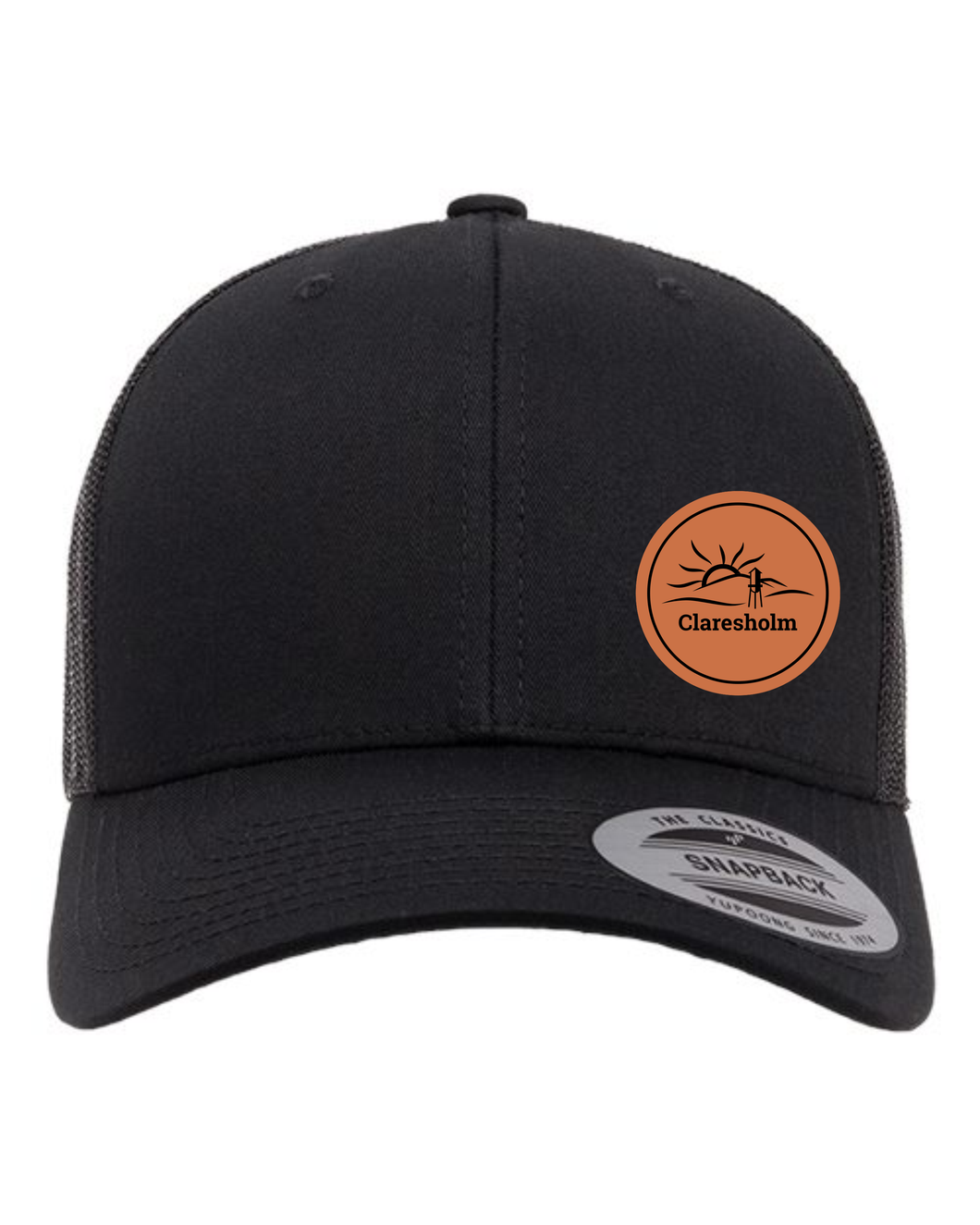 YUPOONG RETRO TRUCKER CAP - 6606 - TOWN OF CLARESHOLM - PATCH