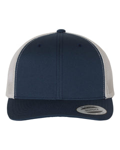CLASSIC RETRO TRUCKER HAT W/ LEATHER PATCH