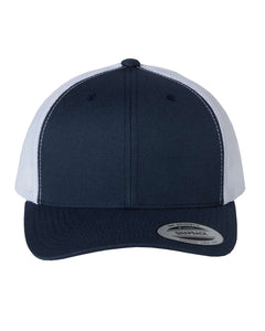 CLASSIC RETRO TRUCKER HAT W/ LEATHER PATCH