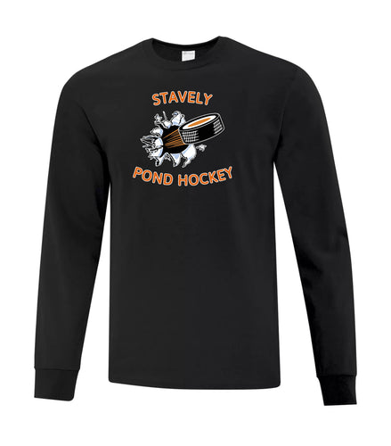 YOUTH COTTON LONG SLEEVE - ATC1015Y - STAVELY POND HOCKEY - HP