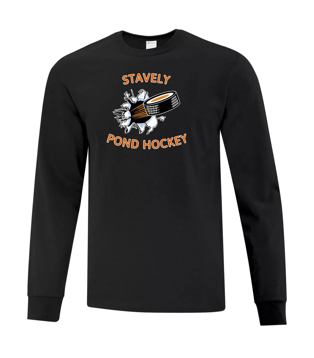 YOUTH COTTON LONG SLEEVE - ATC1015Y - STAVELY POND HOCKEY - HP