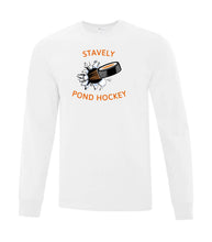 Load image into Gallery viewer, YOUTH COTTON LONG SLEEVE - ATC1015Y - STAVELY POND HOCKEY - HP