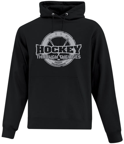 ADULT COTTON HOODIE ATCF2500 - HOCKEY THROUGH THE AGES LOGO - HP