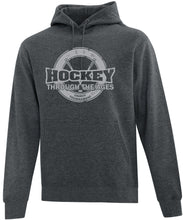 Load image into Gallery viewer, YOUTH COTTON HOODIE ATCY2500  - HOCKEY THROUGH THE AGES LOGO - HP