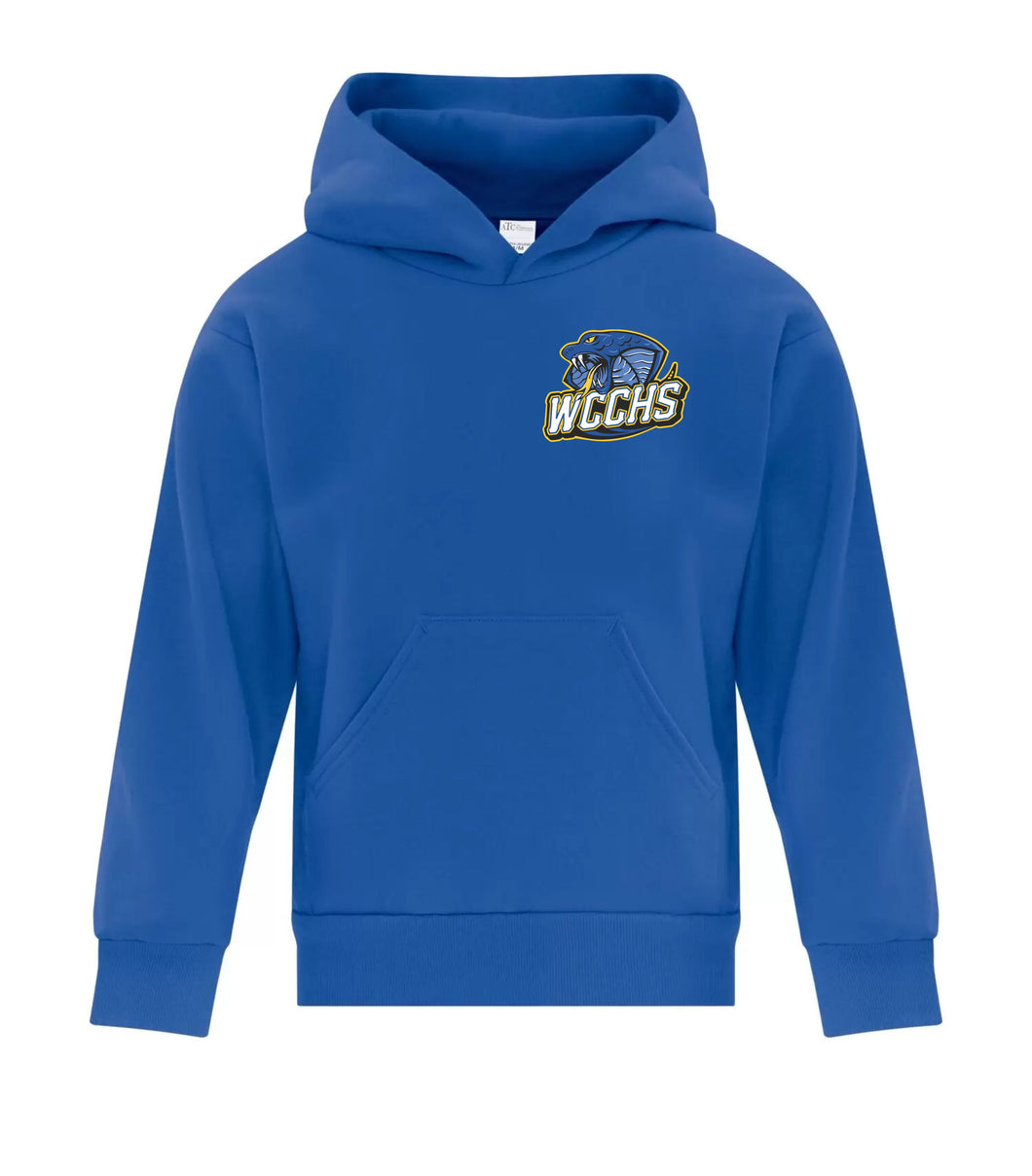 YOUTH EVERYDAY FLEECE HOODIE - ATCY2500 - WCCHS - HP LEFT CHEST