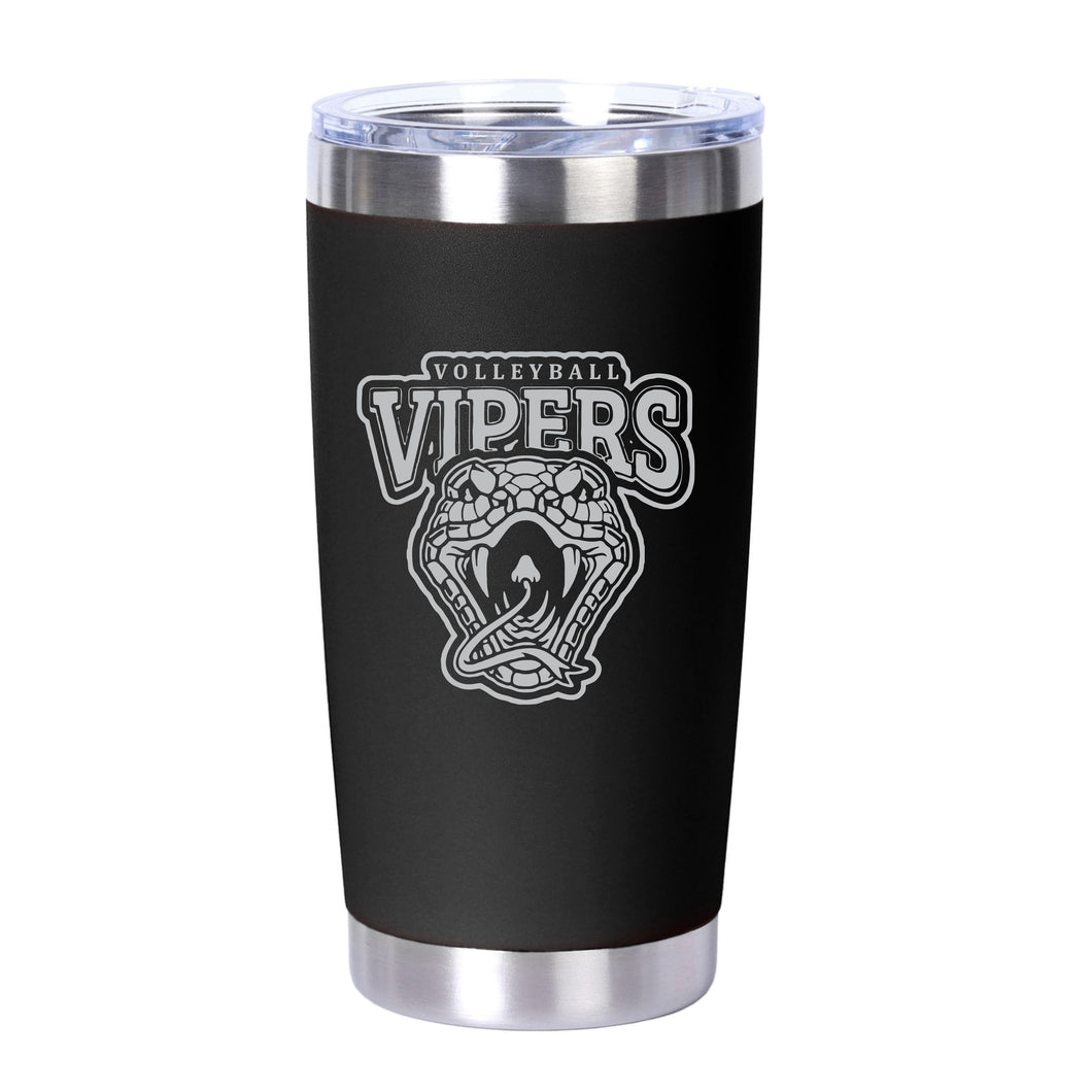 20oz. INSULATED TUMBLER - VULCAN VIPERS - LASER ENGRAVED