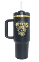 Load image into Gallery viewer, 40oz. HANDLED TUMBLER - VULCAN VIPERS - LASER ENGRAVED