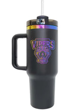 Load image into Gallery viewer, 40oz. HANDLED TUMBLER - VULCAN VIPERS - LASER ENGRAVED