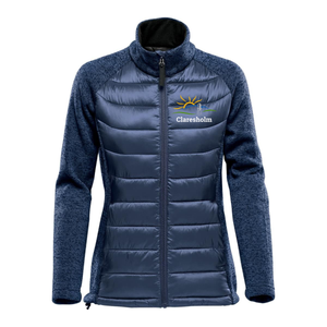 WOMEN'S NARVIK HYBRID JACKET - BRX-1W - TOWN OF CLARESHOLM - EMB or PATCH