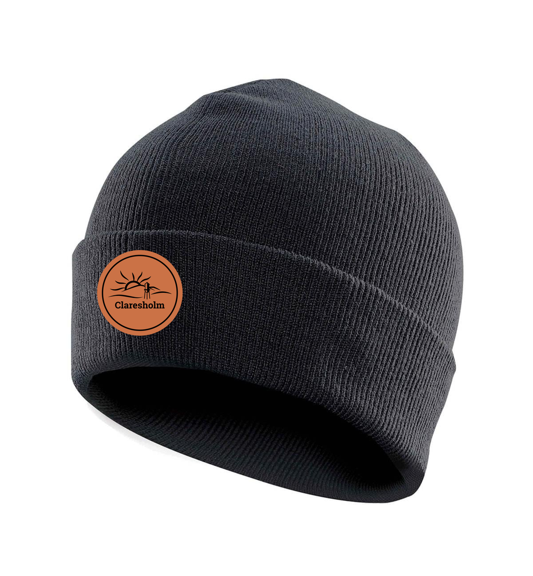 DOCKSIDE KNIT BEANIE - BTK-1 - TOWN OF CLARESHOLM - PATCH