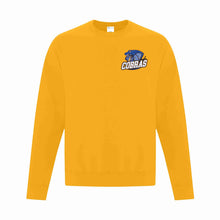 Load image into Gallery viewer, UNISEX CREWNECK SWEATSHIRT - ATCF2400 - CLARESHOLM COBRAS FOOTBALL - HP LEFT CHEST