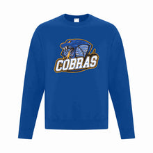 Load image into Gallery viewer, UNISEX CREWNECK SWEATSHIRT - ATCF2400 - CLARESHOLM COBRAS FOOTBALL - HP FULL FRONT
