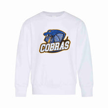 Load image into Gallery viewer, YOUTH CREWNECK SWEATSHIRT - ATCY2400 - CLARESHOLM COBRAS FOOTBALL - HP FULL FRONT