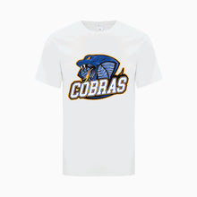 Load image into Gallery viewer, UNISEX COTTON TSHIRT - ATC1000 - CLARESHOLM COBRAS FOOTBALL - HP FULL FRONT