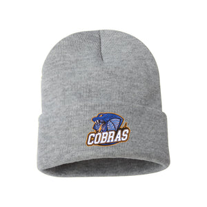 CUFFED TOQUE - SP12 - CLARESHOLM COBRAS FOOTBALL - EMB or PATCH