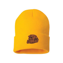 Load image into Gallery viewer, CUFFED TOQUE - SP12 - CLARESHOLM COBRAS FOOTBALL - EMB or PATCH