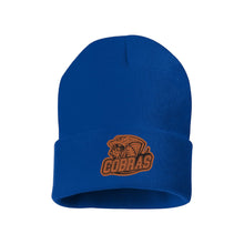 Load image into Gallery viewer, CUFFED TOQUE - SP12 - CLARESHOLM COBRAS FOOTBALL - EMB or PATCH