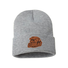 Load image into Gallery viewer, CUFFED TOQUE - SP12 - CLARESHOLM COBRAS FOOTBALL - EMB or PATCH