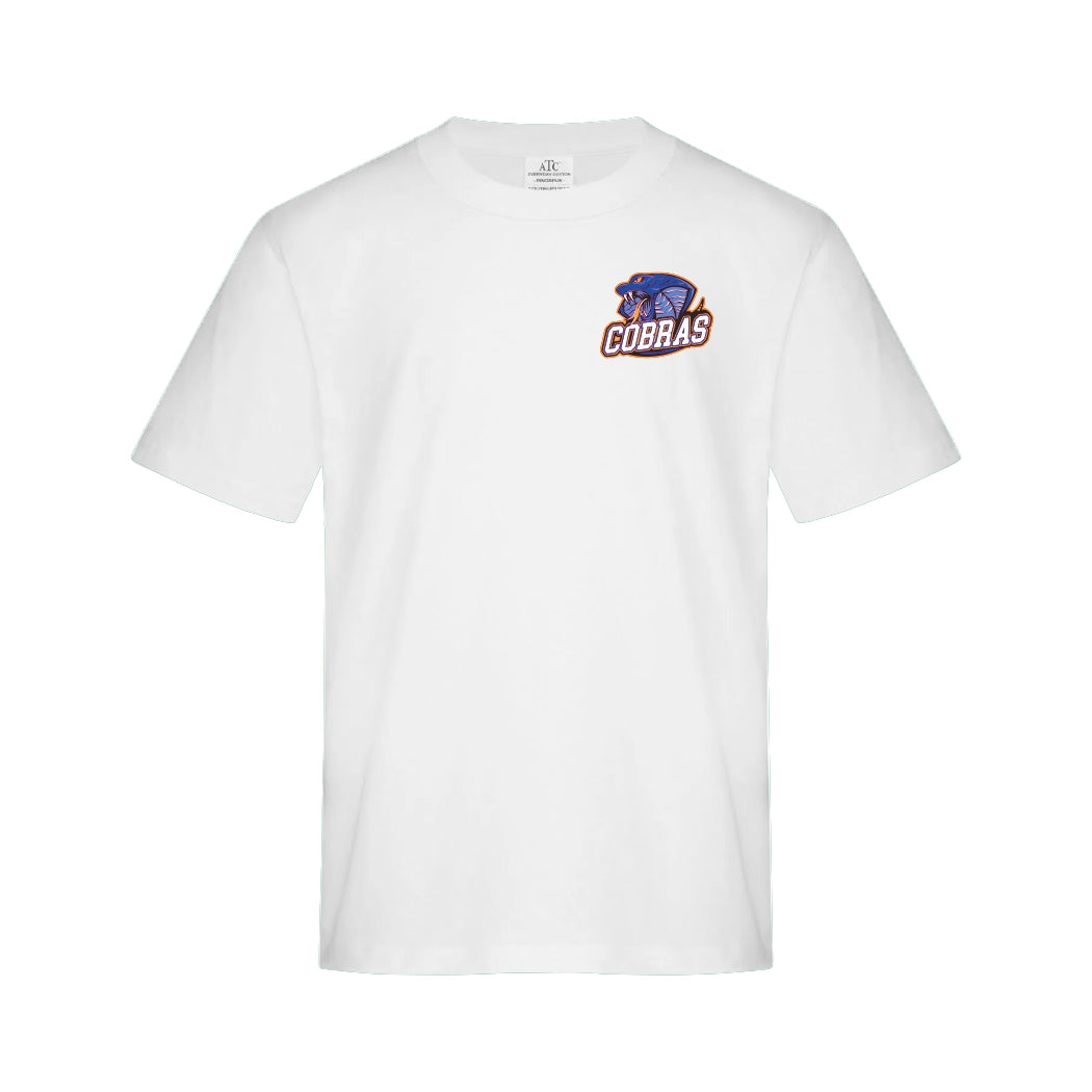 UNISEX RING SPUN COTTON TSHIRT - ATC2000 - CLARESHOLM COBRAS FOOTBALL - HP