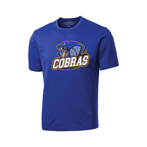 UNISEX PRO TEAM SHORT SLEEVE TSHIRT - S350 - CLARESHOLM COBRAS FOOTBALL - HP