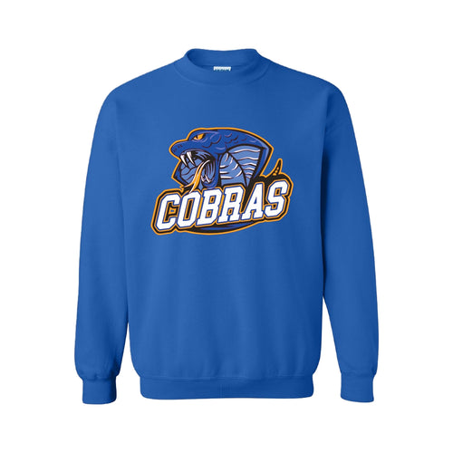 UNISEX CREWNECK SWEATSHIRT - 18000 - CLARESHOLM COBRAS FOOTBALL - HP