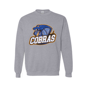 UNISEX CREWNECK SWEATSHIRT - 18000 - CLARESHOLM COBRAS FOOTBALL - HP