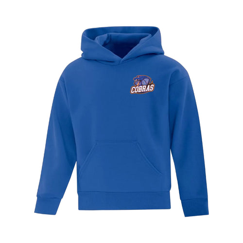 YOUTH EVERYDAY FLEECE HOODIE - ATCY2500 - CLARESHOLM COBRAS FOOTBALL - HP LEFT CHEST
