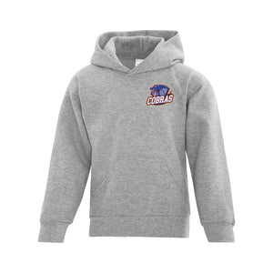 YOUTH EVERYDAY FLEECE HOODIE - ATCY2500 - CLARESHOLM COBRAS FOOTBALL - HP LEFT CHEST