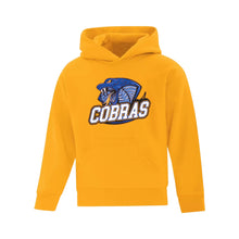 Load image into Gallery viewer, YOUTH EVERYDAY FLEECE HOODIE - ATCY2500 - CLARESHOLM COBRAS FOOTBALL - HP FULL FRONT