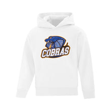 Load image into Gallery viewer, YOUTH EVERYDAY FLEECE HOODIE - ATCY2500 - CLARESHOLM COBRAS FOOTBALL - HP FULL FRONT