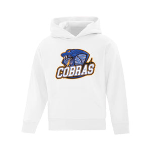 YOUTH EVERYDAY FLEECE HOODIE - ATCY2500 - CLARESHOLM COBRAS FOOTBALL - HP FULL FRONT