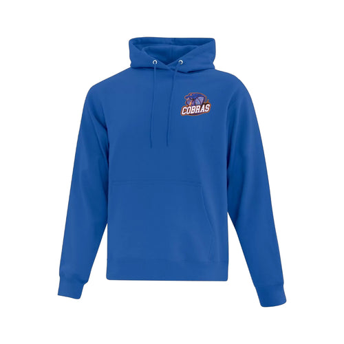 UNISEX EVERYDAY FLEECE HOODIE - ATCF2500 - CLARESHOLM COBRAS FOOTBALL - HP LEFT CHEST