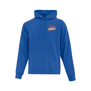 UNISEX EVERYDAY FLEECE HOODIE - ATCF2500 - CLARESHOLM COBRAS FOOTBALL - HP LEFT CHEST