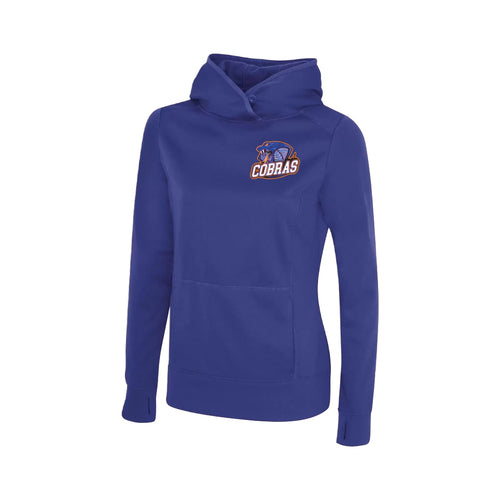 LADIES' ATC GAME DAY HOODIE - L2005 - CLARESHOLM COBRAS FOOTBALL - HP LEFT CHEST