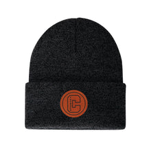 Load image into Gallery viewer, KNIT CUFF TOQUE - C100 - CLARESHOLM THUNDER - EMB or PATCH