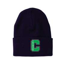 Load image into Gallery viewer, KNIT CUFF TOQUE - C100 - CLARESHOLM THUNDER - EMB or PATCH