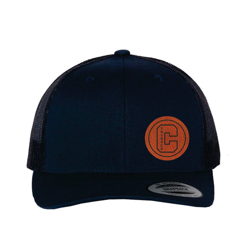 YP CLASSICS RETRO TRUCKER CAP - 6606 - CLARESHOLM THUNDER - EMB or PATCH