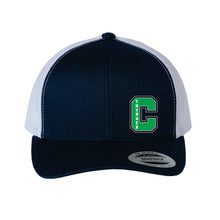 Load image into Gallery viewer, YP CLASSICS RETRO TRUCKER CAP - 6606 - CLARESHOLM THUNDER - EMB or PATCH
