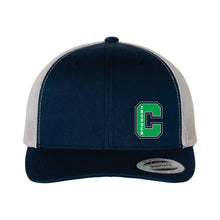 Load image into Gallery viewer, YP CLASSICS RETRO TRUCKER CAP - 6606 - CLARESHOLM THUNDER - EMB or PATCH
