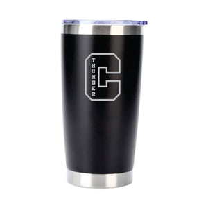 20oz. TRAVEL MUG - CLARESHOLM THUNDER - LASER ENGRAVE
