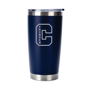 20oz. TRAVEL MUG - CLARESHOLM THUNDER - LASER ENGRAVE