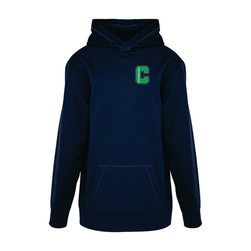 YOUTH GAME DAY HOODED SWEATSHIRT - Y2005 - CLARESHOLM THUNDER - EMB or HP