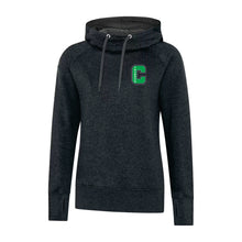 Load image into Gallery viewer, LADIES&#39; VINTAGE HOODED SWEATSHIRT - L2045 - CLARESHOLM THUNDER - EMB