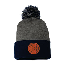 Load image into Gallery viewer, POMPOM TOQUE - SP15 - CLARESHOLM THUNDER - EMB or PATCH