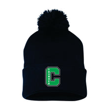 Load image into Gallery viewer, POMPOM TOQUE - SP15 - CLARESHOLM THUNDER - EMB or PATCH